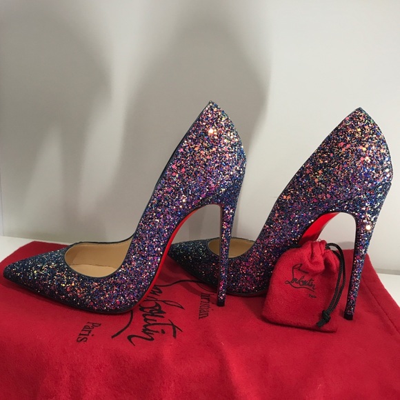 christian louboutin so kate 120 glitter dragonfly
